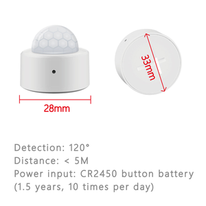 Alarma inteligente ZigBee Pir Sensor de detección de movimiento humano Sensor inteligente de cuerpo humano