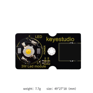 Keyestudio facile spina 3W modulo LED ad alta potenza per Arduino