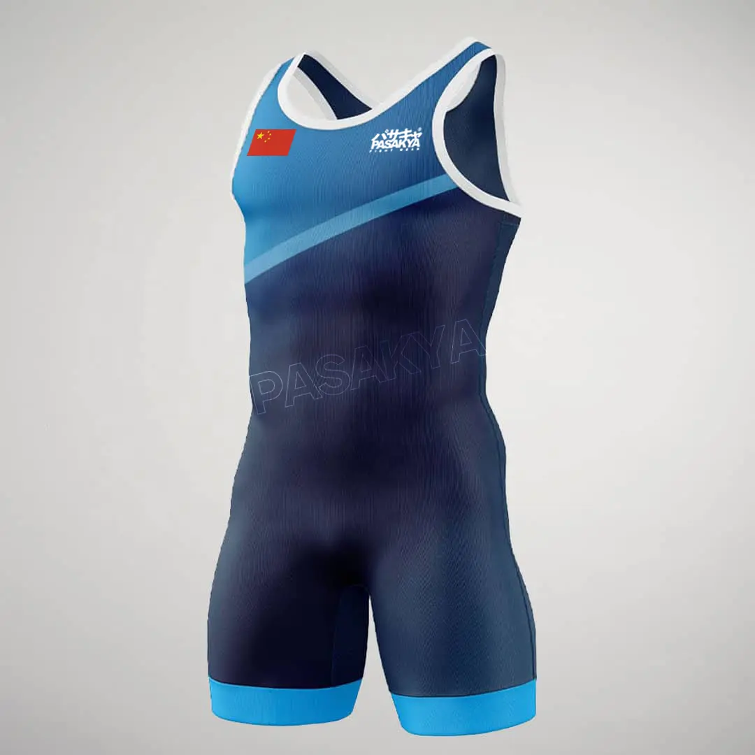 Tuta da Wrestling da competizione personalizzata tuta da sollevamento pesi da uomo tuta da sollevamento pesante giovanile Wrestling