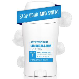 Fragrance-Free Underarm Deodorant Antiperspirant Combat Excessive <strong>Sweating</strong> Irritation Lasts Fresh Dry All Day Hyperhidrosis - Product Image 1