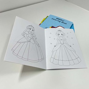 便宜的价格定制迷你着色书印刷全彩儿童彩色书蜡笔绘画书印刷 - Product Image 4