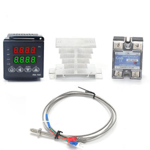R8-100 <strong>SSR</strong> Relay <strong>Output</strong> 40DA 4-20mA 24V 220V AC 380V Digital Industrial Thermostat Input K J PT100 <strong>PID</strong> <strong>Temperature</strong> <strong>Controller</strong>