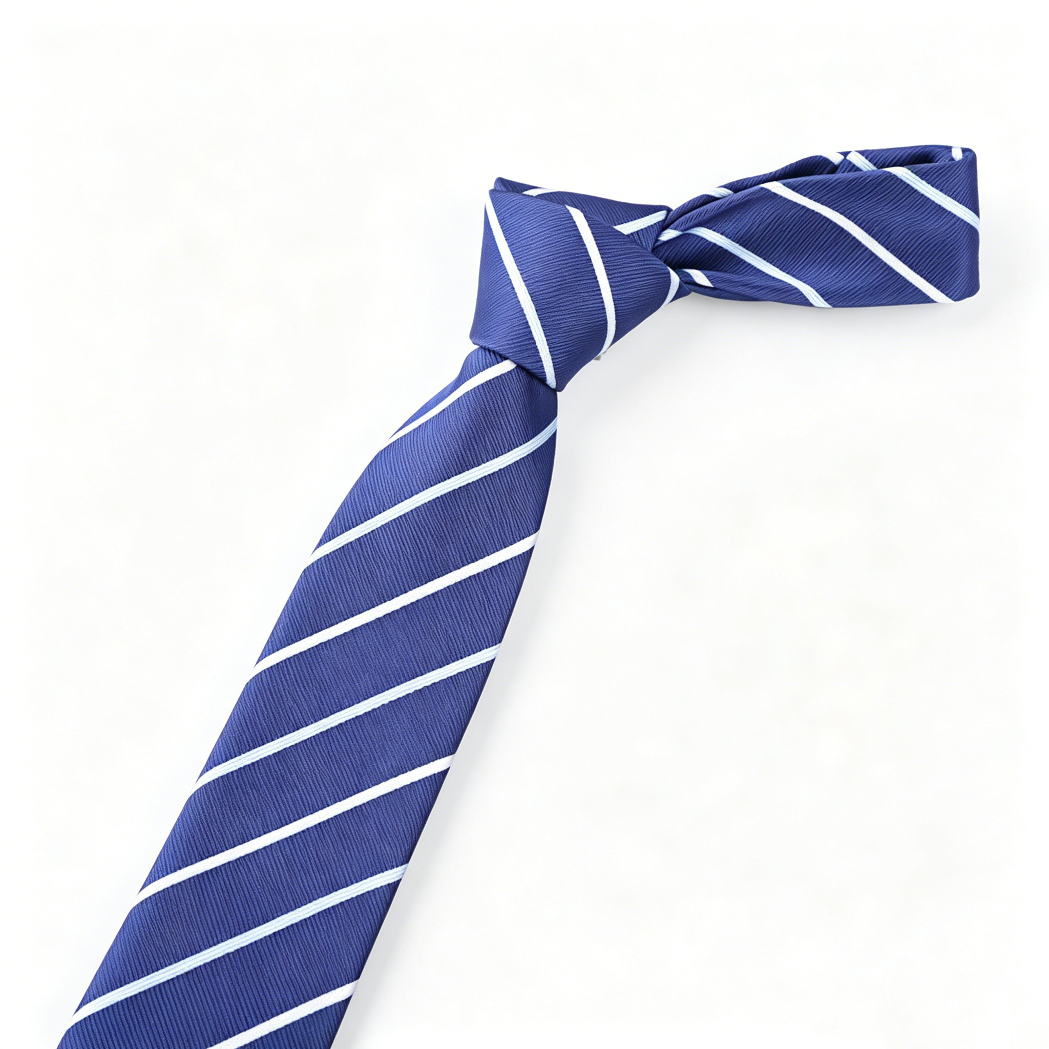 Strisce diagonali blu royal