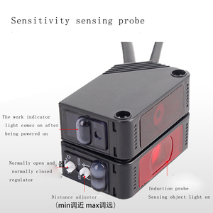 Sensor de interruptor fotoeléctrico cuadrado de reflexión difusa, 30cm - Product Image 3