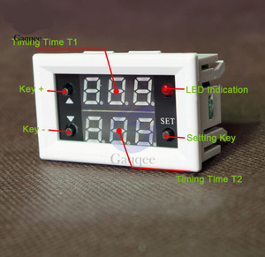 DC 12V Tempo Relè di Ritardo Mini LED Digital Timer di Temporizzazione del Relè di Ritardo Tempo di Ciclo Interruttore di Controllo Doppio Display Tempo modulo relè Casa - Product Image 5