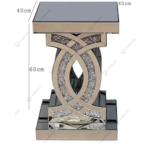 Muebles de lujo de estilo contemporáneo para el hogar, mesa de extremo Rectangular - Product Image 4