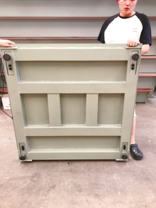 YESSCALE 1.2*1.2m Steel Platform Floor Scale <strong>LCD</strong>/LED <strong>Display</strong> 3T <strong>Load</strong> Cells <strong>Indicator</strong> 150kg Capacity OEM/ODM Customized 0.01g - Product Image 4