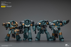 High Quality Joy Toy 1/18 Model Joints Sons of Horus Tartaros Terminator Squad Sergeant <strong>Warhammer</strong> 40K Action Figures Toy - Product Image 3