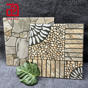 <span class=keywords><strong>5D</strong></span> phun 400x400 đá cuội gạch nhìn đá không trượt cho ngoài trời ban công hiên sân - Product Image 2