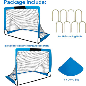 Soccer Net 4x3 ft Foldable Easy Soccer Door Fast goal Training Soccer Net <strong>Blast</strong> - Product Image 5
