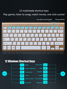 Data Frog para Windows Android IOS Wireless BT Mini Keyboard para PC Mackbook Notebook iPad Samsung Tablet Mouse Keyboard