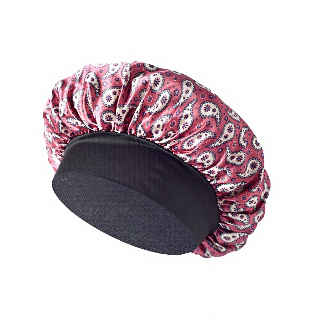 Motif cachemire rose poudré