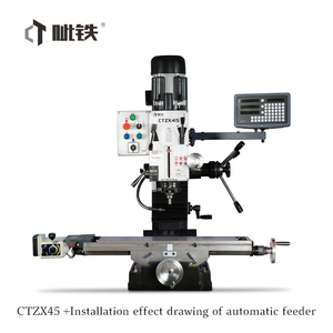 Ctmach เครื่องกลึงโลหะแบบ CTZX45แนวตั้ง220V 380V CE ISO ชิ้นส่วนหลักของปั๊ม