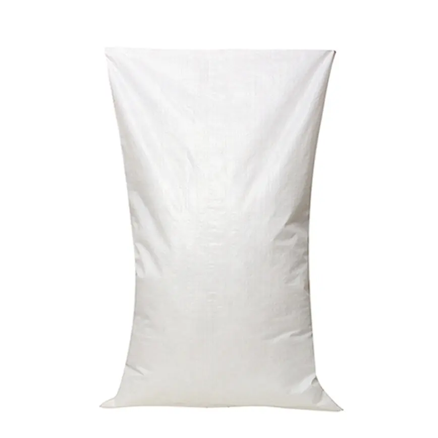 Üretici polipropilen 25kg 50kg beyaz tahıl mısır çuval pp çanta dokuma