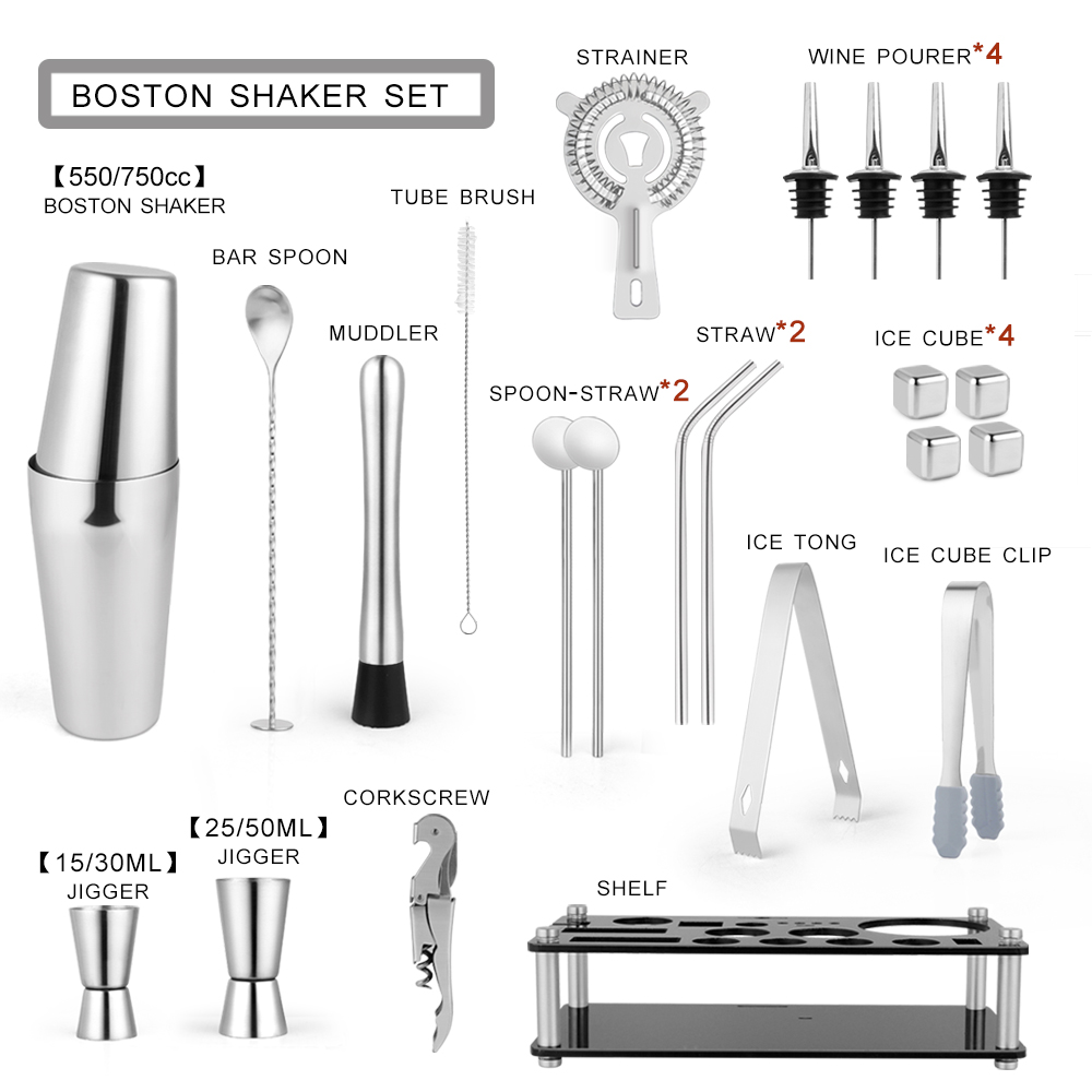 Argent--ensemble shaker Boston