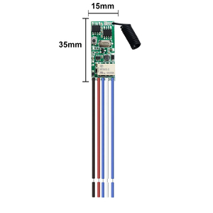 Telecomando universale senza fili 1 CH RF relè ricevitore LED Controller luce DIY Kit DC 3.7V 5V 12V 24V 433.92MHz - Product Image 3