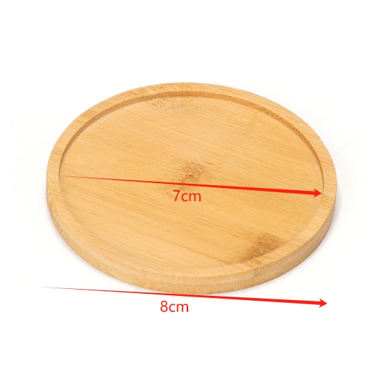 Jaune naturel Diamètre extérieur 8CM diamètre intérieur 7CM