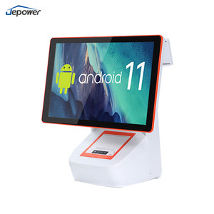 צרוד 15.6 מסך כפול אינץ אנדרואיד pos מסוף חדש הכל-ב-one במזומן מכונת רישום עם מערכת חלון/אנדרואיד