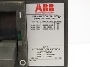 Neuer und originaler SPS-Leistungs schalter 400A 480VAC 2-poliger SPS-Programmier regler - Product Image 3