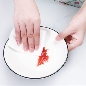 Lò vi sóng bát đặt hộ gia đình dao kéo Nordic gốm dao kéo bữa ăn tối tấm nhỏ Bát súp - Product Image 3