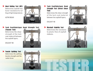Asphalt <strong>Multi</strong> <strong>Functional</strong> <strong>Testing</strong> <strong>Machine</strong> for Asphalt Mixture SCB Bending IRT Tensile Splitting DST marshall Stability <strong>Testing</strong> - Product Image 2