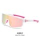 White-framed pink film