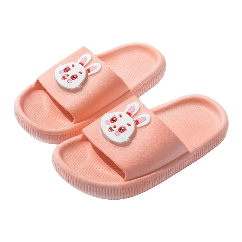 Sandal PVC bayi gaya luar ruangan sandal pijat anak-anak tekstur anti licin bagian bawah tebal untuk anak-anak