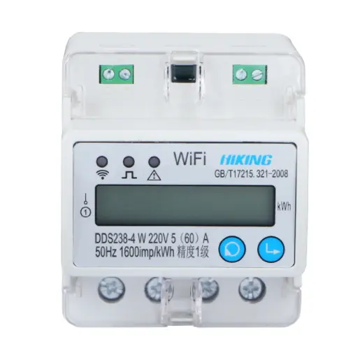 인기있는 DDS238-4W RS485-wifi 단상 가이드 레일 220V 원격 지능형 미터 60A