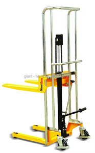 Vendita calda 200kg 400kg di carico di sollevamento portatile Stacker Mini piccola mano manuale piattaforma Stacker - Product Image 2