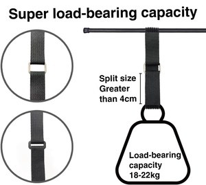 Wide <strong>Hook</strong> <strong>and</strong> <strong>Loop</strong> <strong>Strap</strong> With Metals or Plastic Buckles Adjustable Fastening Cable <strong>Straps</strong> Cut to Length Cinch <strong>Straps</strong> - Product Image 2