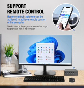 Sharerdp Custom 12. Generation 4K Mini-PC-Server X86 Win10 N95 N100 N305 Günstige Nano Embedded Linux Desktop-Computer gehäuse 2 Lan US-Stecker - Product Image 4