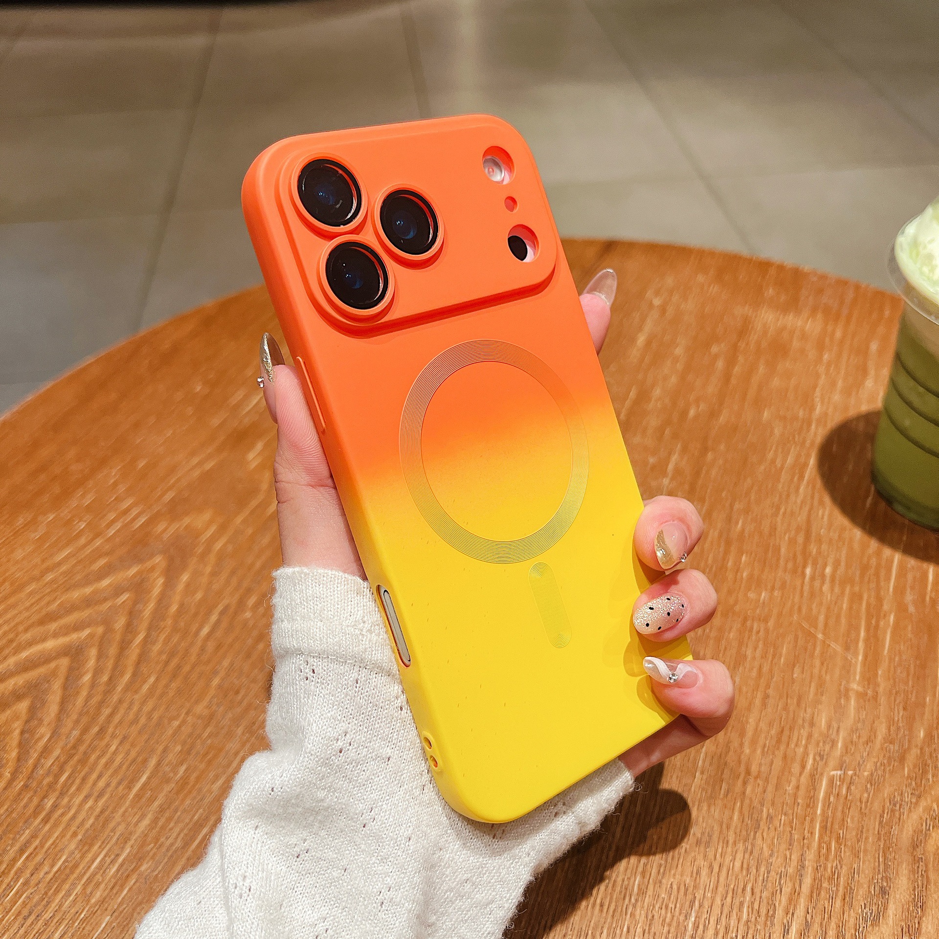 Degradado de naranja a amarillo