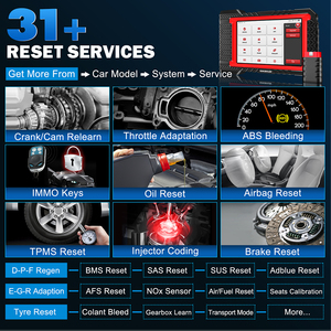 <strong>2025</strong> Kingbolen Newest K7 Full System Car Diagnostic Tool 12V Vehicle OBD2 Scanner Auto ECU Coding Machine 31 Reset Service - Product Image 3