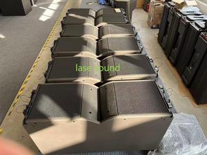 专业H10音频视频音响系统双10英寸1200瓦有源/无源线阵列扬声器木质材料增强声音 - Product Image 2
