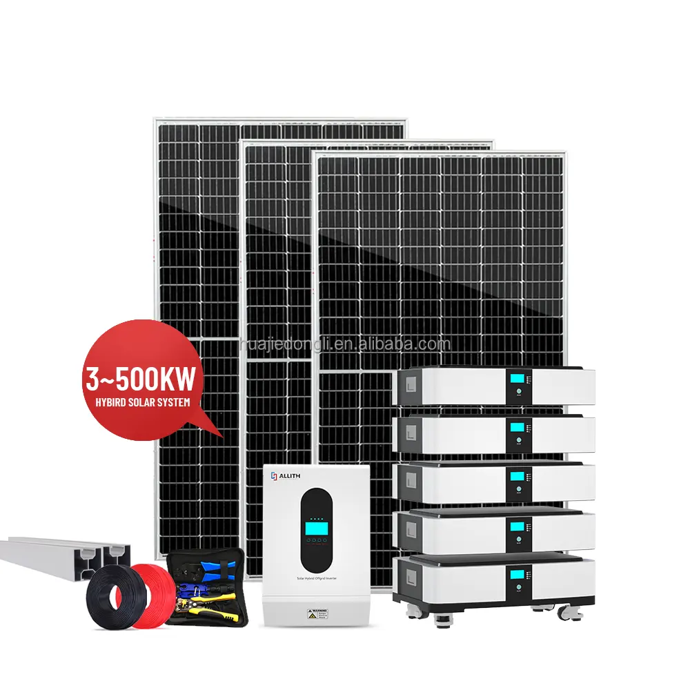 ALLITH 3kw 5kw 10kw 30kw 50kw 100kw 300kw Liberando o poder do sol A ascensão dos sistemas avançados de energia solar