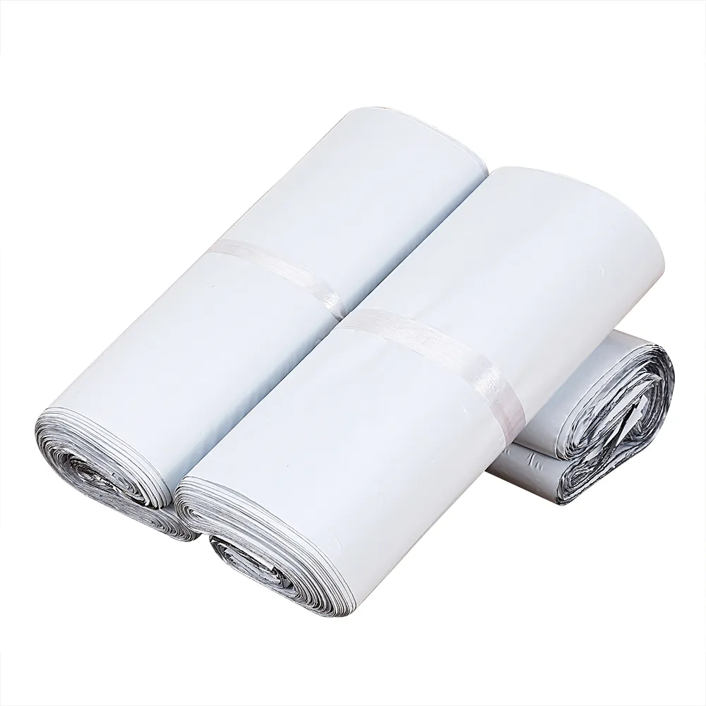 Изготовленный на заказ размер оптовая продажа прочный материал почтовый мешок белый поли Курьерский мешок водонепроницаемый почтовый пакет для доставки
