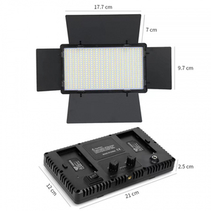 24W + 15W LED RGB Video U600 + ışık APP kontrolü 2700-6500K RGB fotoğraf stüdyosu Video dolgu ışığı - Product Image 6
