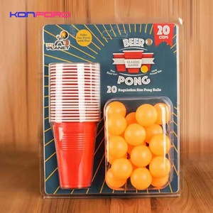 Thưởng Thức Bia Pong Trò Chơi 24 Quả Bóng 24 Ly Đặt Bán Buôn Biểu Tượng Tùy Chỉnh Cam Trắng Vàng Table Tennis Beer Cup Ping Pong Balls Kit - Product Image 6