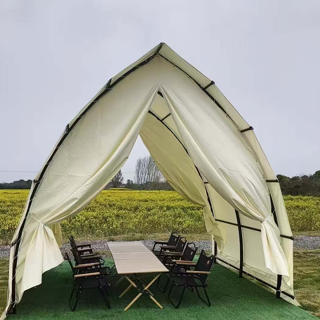 Portes avant et arrière à fermeture éclair (tube carré)