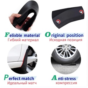 Araba dış aksesuarları çamurluk HONDA CRV 2023 + arabalar için esnek PVC çamurluk ile uyumlu - Product Image 5