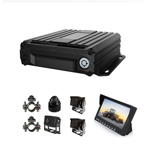 4チャンネルHD720p AHD ip694カメラとトラック360パノラマドライビングレコーダー用モニターを備えたバストラック監視システム - Product Image 1