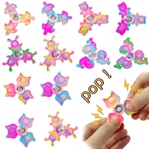 Hot bán giá rẻ Mini ngón tay con quay hồi chuyển xoay cầm tay Cube Spinner bồn chồn ngón tay Pop Spinner bồn chồn đồ chơi - Product Image 1