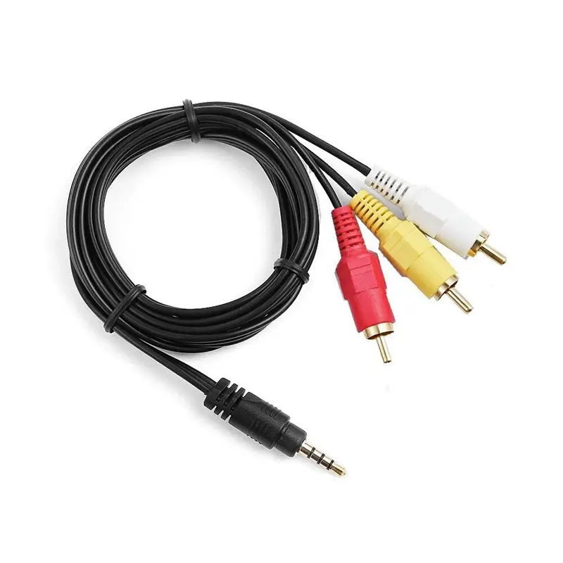 Лидер продаж 3,5 мм av аудио видео кабель для автомобиля