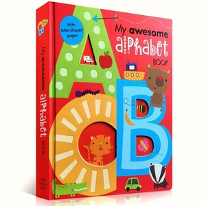 Özel üç boyutlu Flip karton kitap benim müthiş alfabe benim çığlık ABC123 sert kapak ofset kitap baskısı - Product Image 4