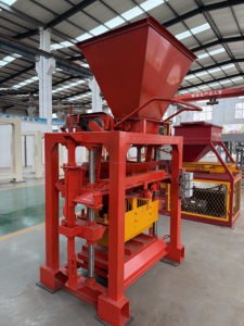 QT4-35 Semi otomatis mesin pembuat blok berongga mesin blok bata mesin cetak blok - Product Image 4