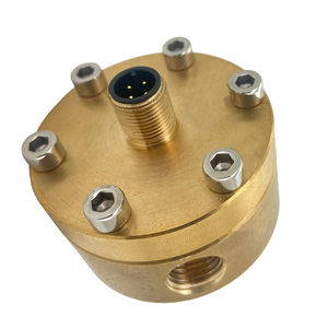 Factory Supply Wireless High Accuracy 0.5% Oval Gear Liquid Flow Sensor / Hall Effect <strong>Pulse</strong> Flow Meter in 1/4 Inch With M12 4PIN - Product Image 2