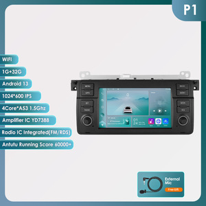 Car Android GPS Navigation System for 98~06 <strong>BMW</strong> E46 7inch Touch Screen Carplay with Reverse Image Car DVD Player - Product Image 5