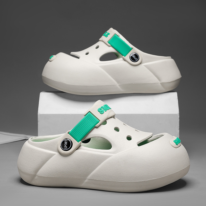 White and green