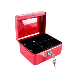 キーロック付きキッズコインボックス金属キャッシュボックス用中国工場貯金箱 - Product Image 1