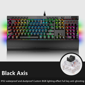 Çalışırken değiştirilebilir mekanik klavye Internet Cafe RGB makro programlama kablolu bilgisayar e-spor oyunu kablolu mekanik klavye